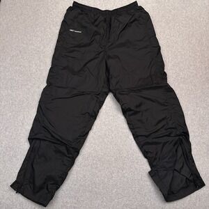 Vintage Y2K Reebok Windbreaker Pants Mens Large Stretch Ankle Zip Basketball